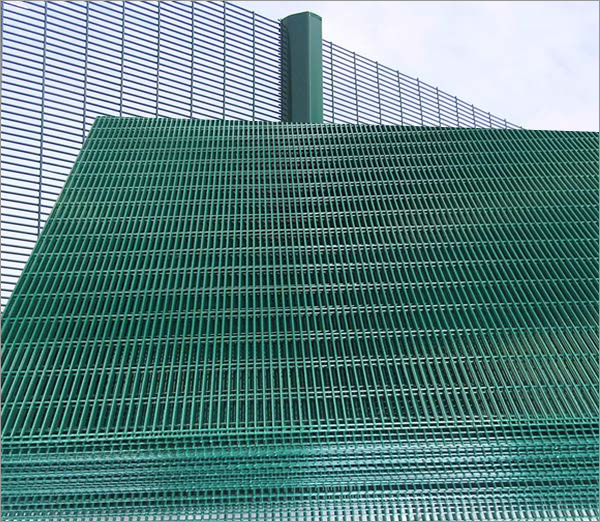 Port Permanent Perimeter Mesh Panel Fence in Welded Mesh 76.2mm x 12.6mm x 4mm