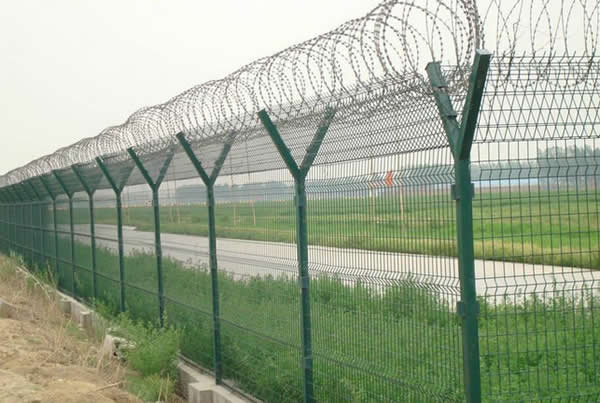 Crossed Razor Wire Ribbons